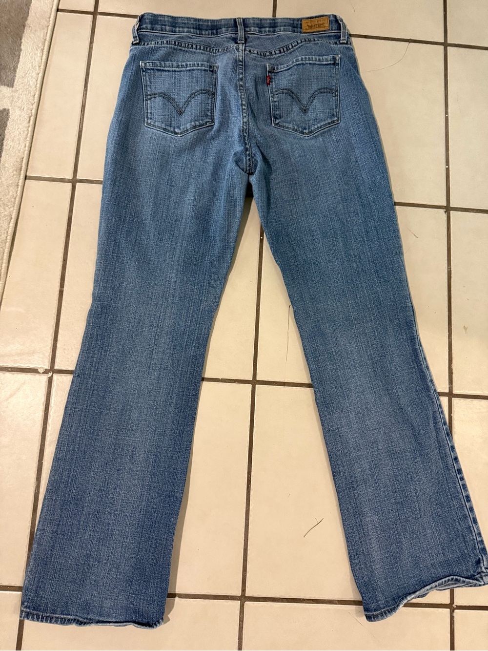 Levi’s 525 perfect waist Classic Women's Light Blue Bootcut Jeans 10M - Picture 2 of 7